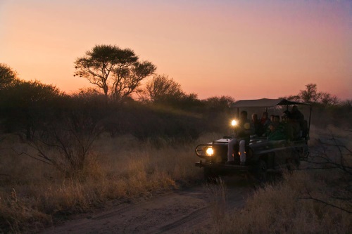 Deception Valley Lodge nacht safari
